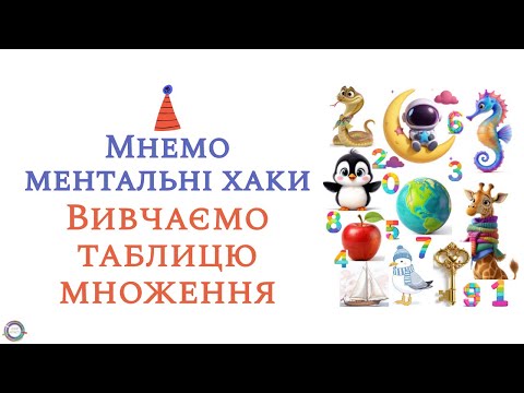 Видео: МнемоМентальні Хаки. Вивчаємо таблицю множення граючи