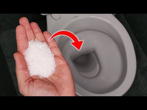 Видео: Высыпала Горсть Соли в Унитаз и Не Могу Нарадоваться Результату