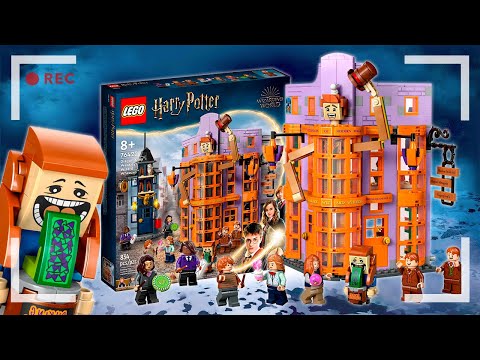 Видео: ЛЕГО ГАРРИ ПОТТЕР КОСОЙ ПЕРЕУЛОК - ВОЛШЕБНЫЙ МАГАЗИН УИЗЛИ (76422)