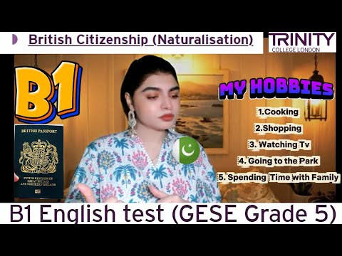Видео: Тест по английскому языку B1 (GESE, 5 класс) | Британское гражданство SELT | Тринити-колледж Лонд...