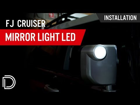 Видео: Как установить светодиодные лампы в зеркала Toyota FJ Cruiser