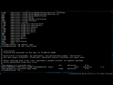 Видео: 24. Работа с файловыми системами (RHCSA)