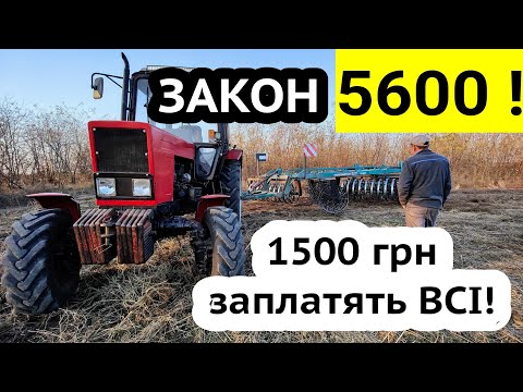 Видео: Закон 5600 - кінець одноосібникам! 1500 грн заплатять ВСІ окрім...!? Нові податки на селян