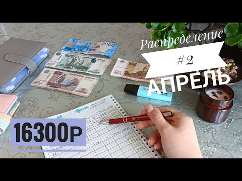 Видео: 💰Система денежных конвертов Распределение апрель #2 | 16300р