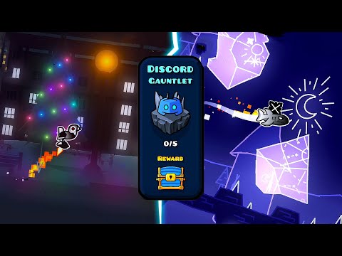 Видео: 👾САМЫЙ ЛУЧШИЙ ГАУНТЛЕТ?!?!? (Прохождение Discord Gauntlet)! ► Geometry Dash 2.2
