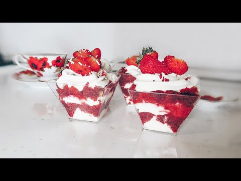 Видео: ДЕСЕРТ В СТАКАНЕ🍦 ТРАЙФЛЫ ♥️ КРАСНЫЙ БАРХАТ ♥️ DESSERT IN GLASS TRIFLES ❗RED VELVET❗
