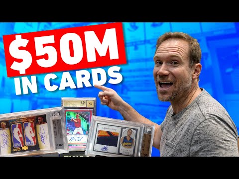 Видео: На выставке Mint Collective Card Show в Лас-Вегасе представлены спортивные карточки на сумму 50 м...