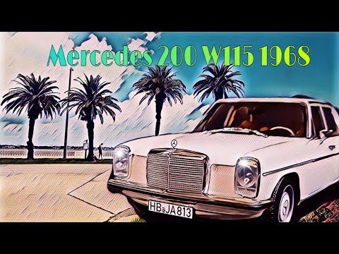 Видео: Mercedes 200 W115 1968 от Norev