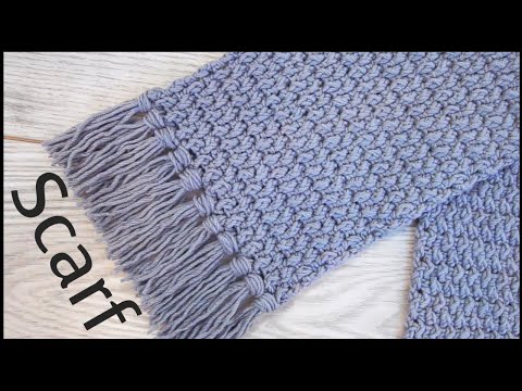 Видео: ОСТЕРЕГАЙТЕСЬ ЭТОГО ШАРФА!! ОБНОВЛЕНО Учебник по вязан...