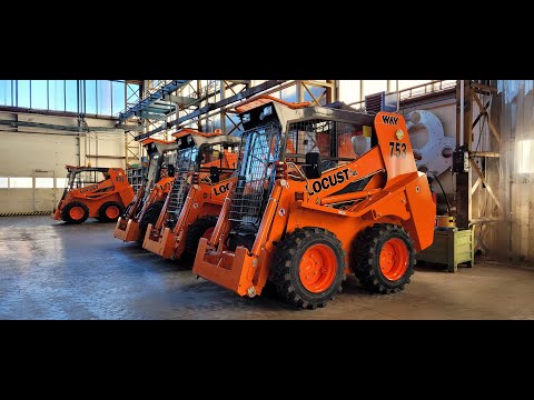 Видео: Мини погрузчики LOCUST 2023 . Новая модель LOCUST 1004. Репортаж с завода WAY INDUSTRIES.