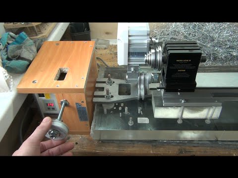 Видео: Сервомотор Aurora YJW 55A  для швейных машин как привод для токарного станка Taig lathe