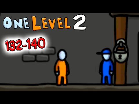 Видео: ONE LEVEL 2 часть УРОВЕНЬ 132-140 прохождение игры ЛОГИЧЕСКОЙ ГОЛОВОЛОМКИ Оне Левел Walkthrough