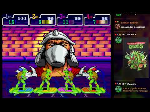 Видео: TMNT: Turtles in Time - прохождение игры (4 игрока)
