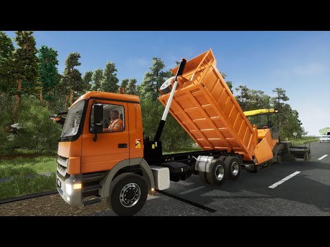 Видео: НАКОНЕЦ-ТО КЛАДУ АСФАЛЬТ ► Road Maintenance Simulator #7