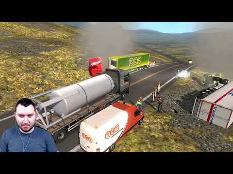 Видео: МОЩНЫЙ РАЗНОС ДВУХ ФУР НА ТРАССЕ - EURO TRUCK SIMULATOR 2