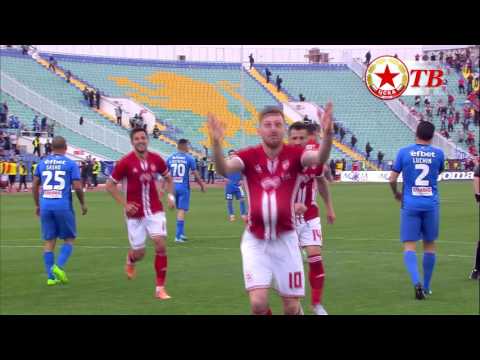 Видео: Осемте гола на ЦСКА във Вечното дерби за сезон 2016-17.