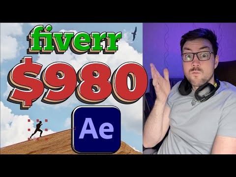 Видео: Заказ на 980$ - анимация в After Effects без autofill. Биржа Fiverr и постоянный клиент