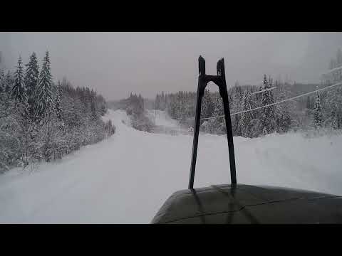 Видео: На Урале за лесом. Дороги нету. ТТ-4 встрял. Свет диодной балки.