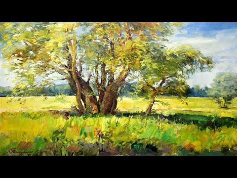 Видео: Пейзажи и натюрморты художника Евгения Понеделко