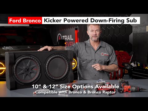 Видео: Модернизация корпуса сабвуфера Bronco Kicker Plug & Play с направленным вниз динамиком I '21 — Те...