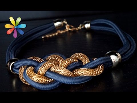 Видео: Стильное ожерелье за 10 гривен из шнурка – Все буде добре. Выпуск 709 от 23.11.15
