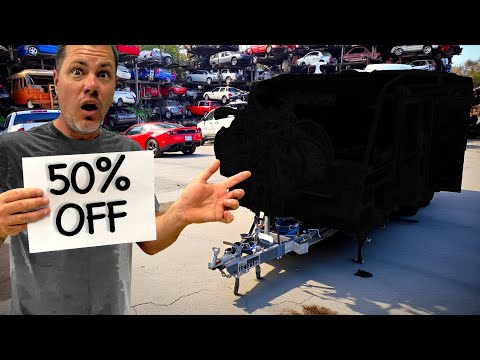 Видео: ПОКУПКА СПИСАНОГО ДОМА-КАРАВАНА? МОЯ САМАЯ РИСКОВАННАЯ ПОКУПКА НА АУКЦИОНЕ