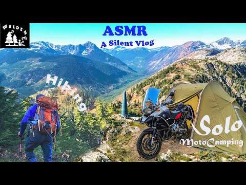Видео: Одиночный кемпинг на мотоцикле, походы, кулинария. Тихий влог (ASMR)