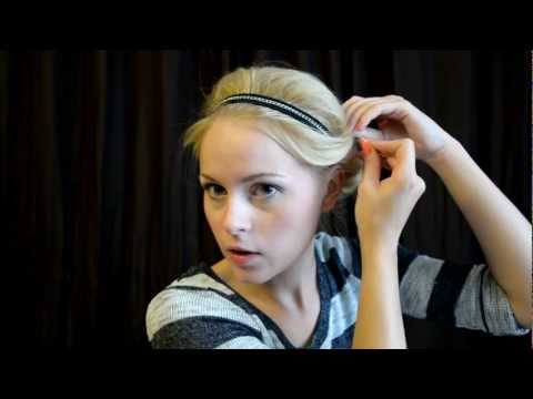 Видео: Прическа в греческом стиле (с повязкой) Запрос