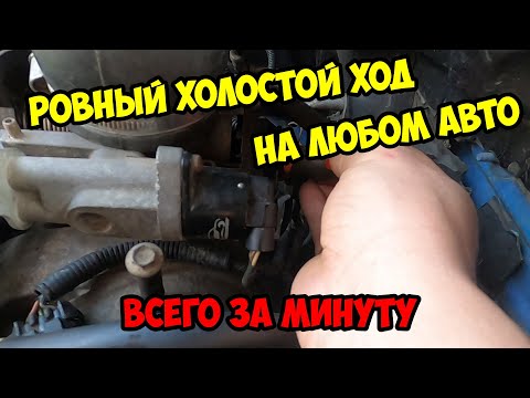 Видео: Как убрать повышенные обороты за минуту, на примере Лачетти