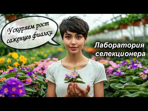 Видео: Как ускорить рост саженцев фиалки | Пикировка и новый способ экономии пространства