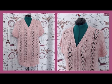 Видео: Летний кардиган из пряжи Schachenmayr Catania Glamour/Как вязала