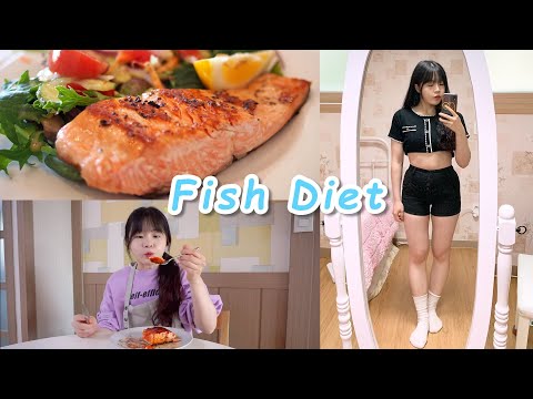 Видео: Diet｜Рыбная диета на 3 дня🐟🍣‍‍｜Краткосрочная диета (жареный лосось, жареный кальмар)
