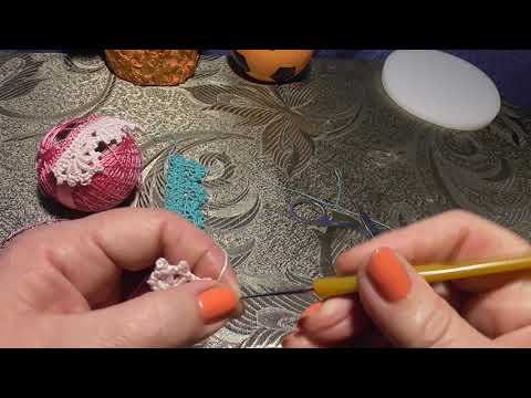 Видео: ВЯЗАНИЕ! мини МК по типу ленточного кружева с витыми столбиками .