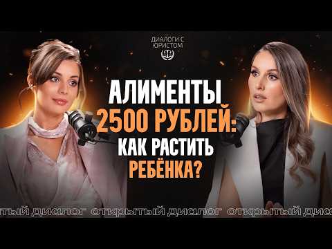 Видео: Алименты 2500 рублей: как женщине после развода добиться справедливости