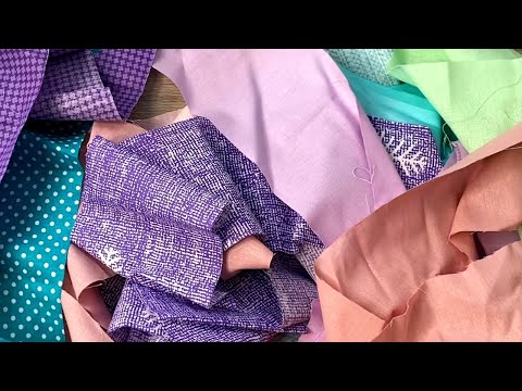 Видео: Немного лоскутков и капелька фантазии - вот секрет лоскутного одеяла DIY мастер-класс