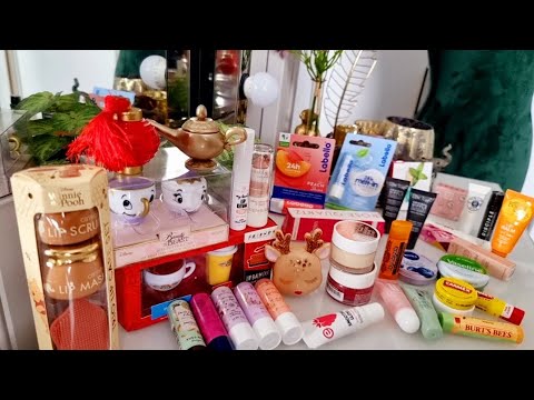 Видео: Инвентаризация косметики: бальзамы для губ🍃👄🍓🍃