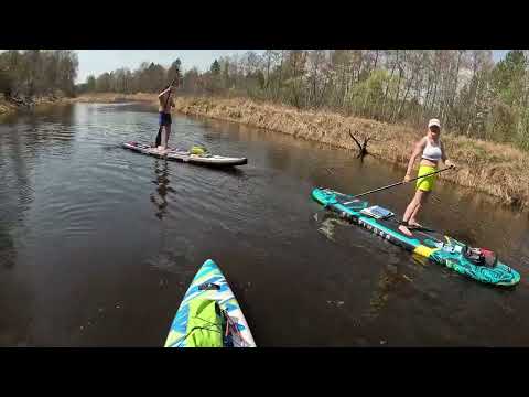 Видео: Нарма-Гусь прогулка на сапбордах