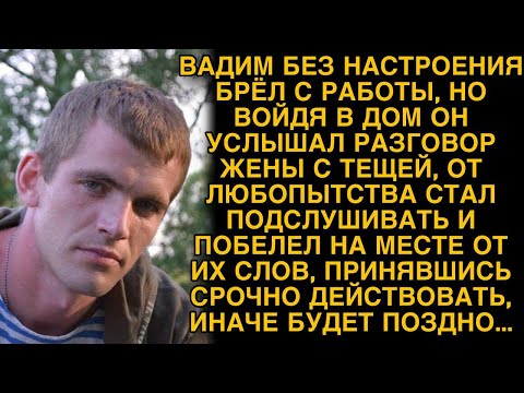 Видео: Вадим подслушал разговор жены с тещей и принялся действовать немедля...