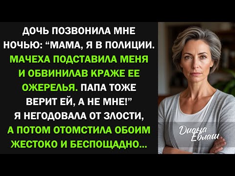 Видео: Дочь позвонила ночью: "Мама, мачеха подставила меня и обвинила в краже ее ожерелья!"