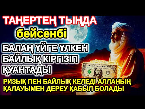 Видео: бейсенбі Балаң миллиондап ақша тауып ата анасын қатты қуантады,шыққан бүкіл тілегің орындалады