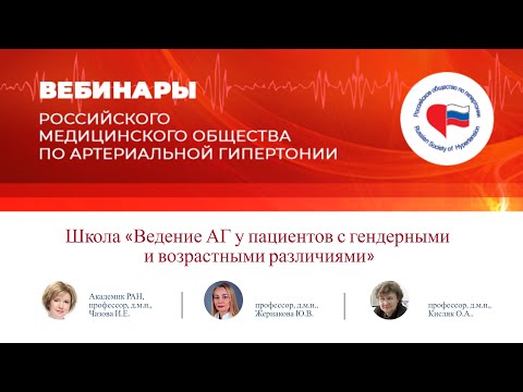 Видео: Ведение АГ у пациентов с гендерными и возрастными различиями