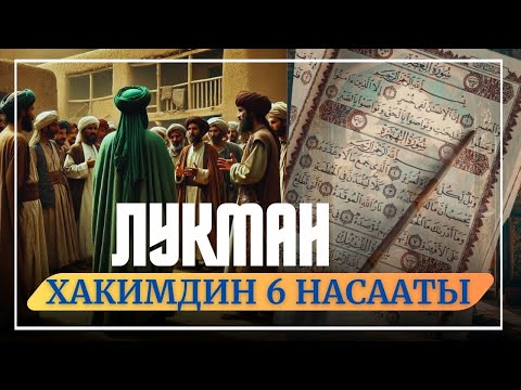Видео: ЛУКМАН ХАКИМДИН 6 НАСААТЫ