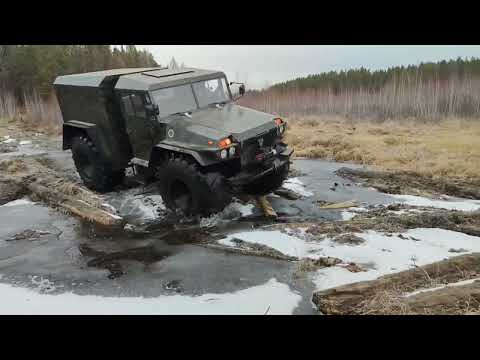 Видео: испытания по дороге на Байкал нового Шторма