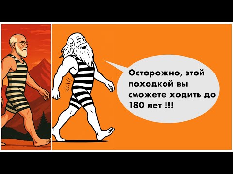 Видео: Осторожно, этой походкой вы сможете ходить до 180 лет