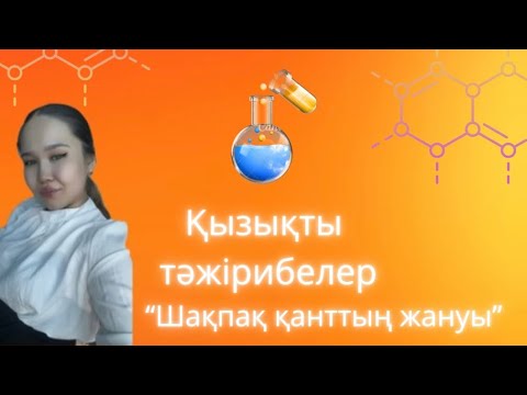 Видео: Қызықты тәжірибелер. Шақпақ қанттың жануы 👩🏻‍🔬🧪