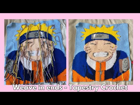 Видео: Как ПРАВИЛЬНО заправлять концы нитей при вязании крючком гобелена | сложные моменты, советы и рек...