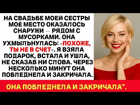 Видео: На Свадьбе Сестры Меня Унизили, Посадив В Коридоре… Но То, Что Я Сделала Потом — Потрясло Всех!