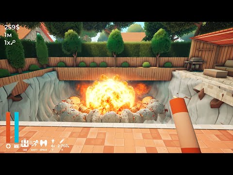 Видео: ЧТО БУДЕТ ЕСЛИ КУПИТЬ 5000 ГРАНАТ И СБРОСИТЬ ИХ В ИГРЕ О РЫТЬЕ ЯМЫ #2 - A Game About Digging A Hole