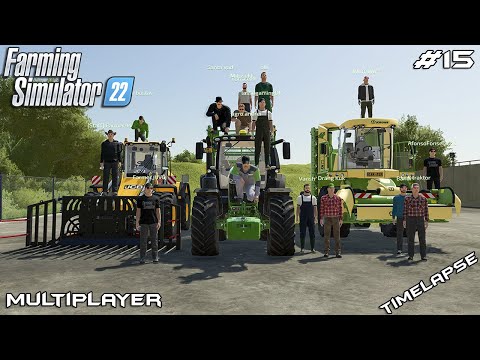 Видео: Сбор травяного силоса в Великобритании🇬🇧 | Ферма Calmsden | Многопользовательская игра Farming Si...