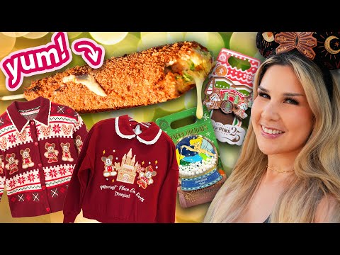 Видео: Лучшая еда Диснейленда прямо сейчас + милейший праздничный мерч только что вышел! Disney Vlog 2025